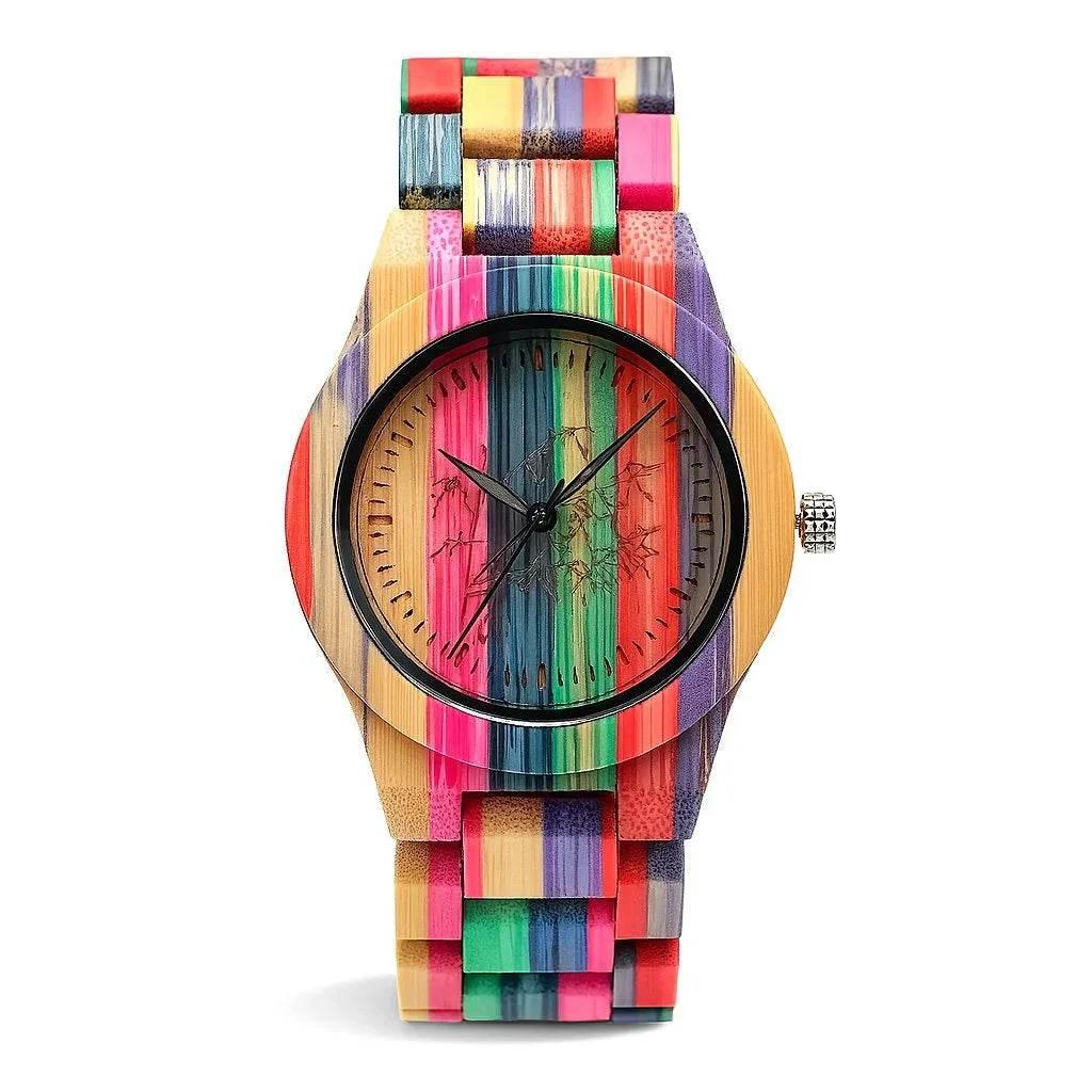 Bamboo Time – Natural Wood Quartz Watch - Jewellar
