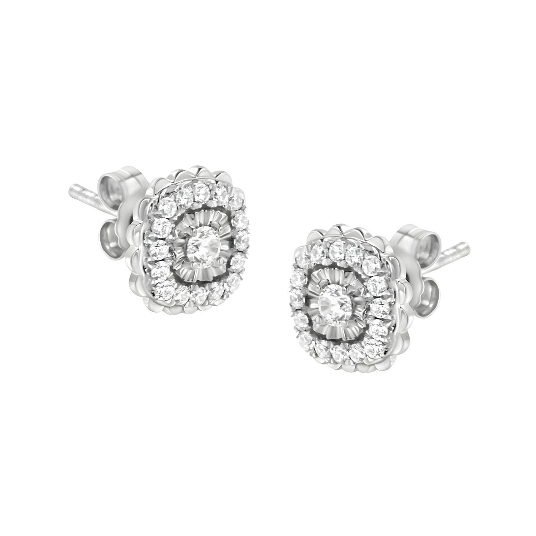 Brilliant Halo Studs