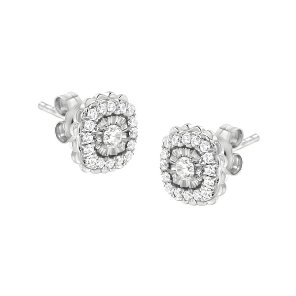 Brilliant Halo Studs