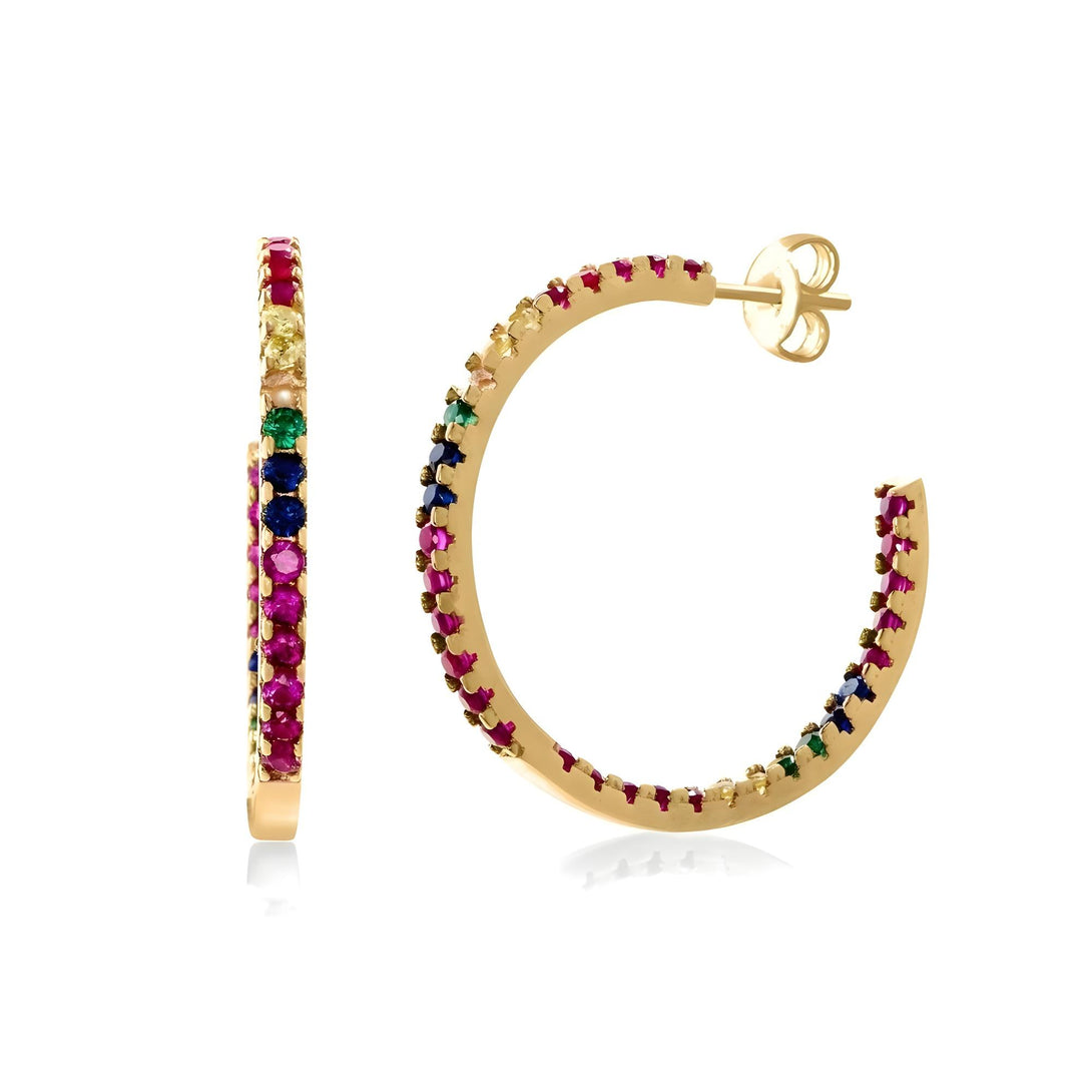 Celestial Arc Hoops