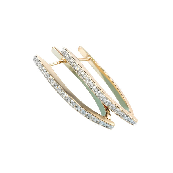 Champagne Glow Hoops