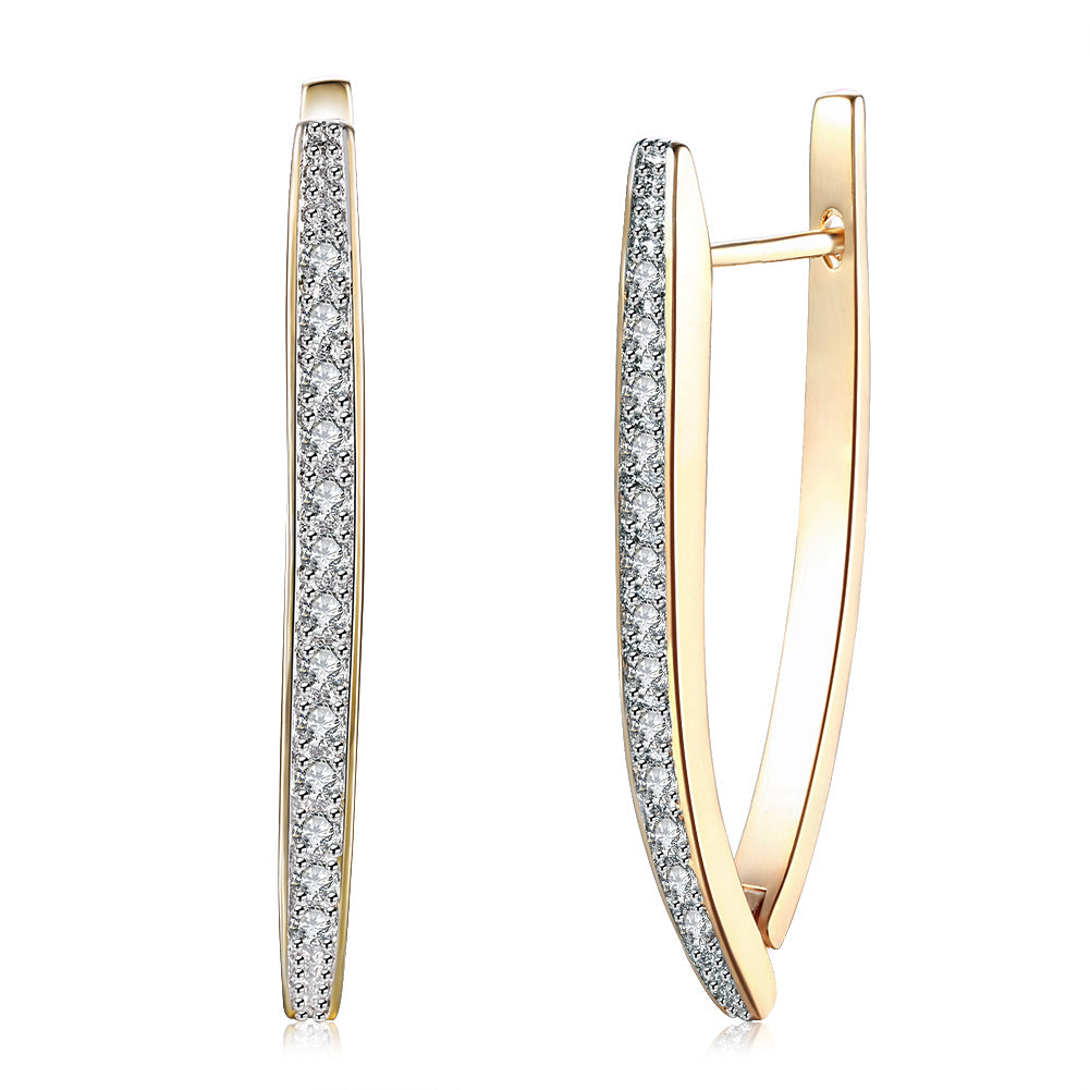 Champagne Glow Hoops