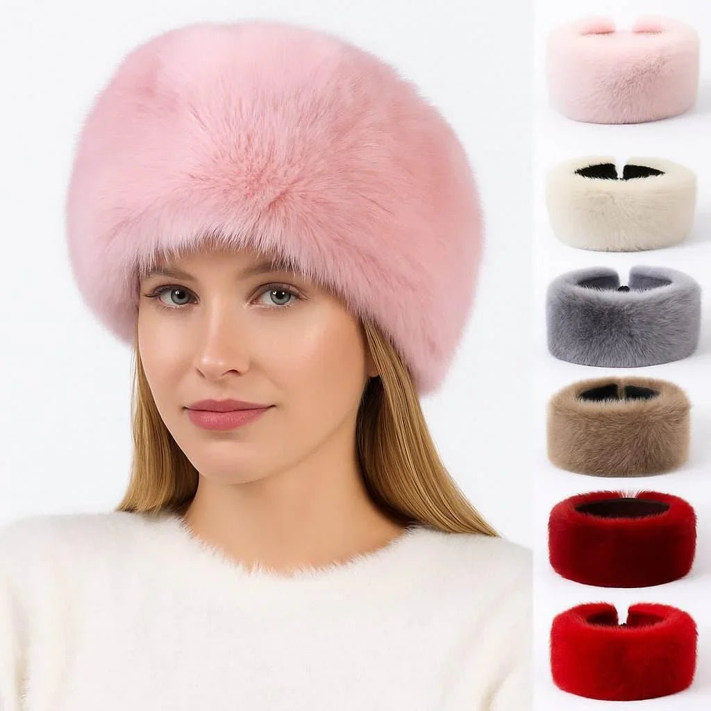 Cozy Fluff – Fur Ball Woolen Winter Hat - Jewellar