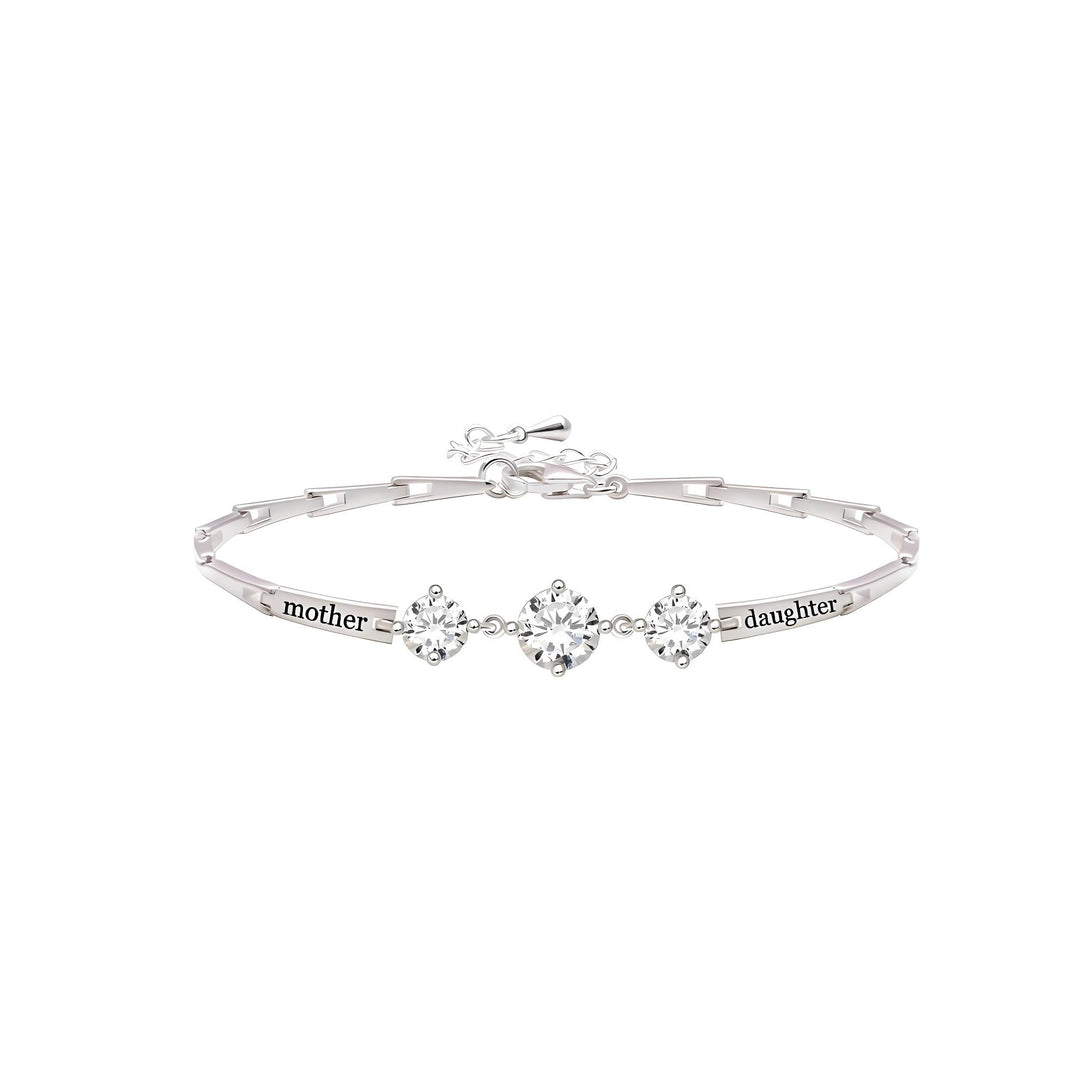 Diamond Mother-Daughter Bracelet