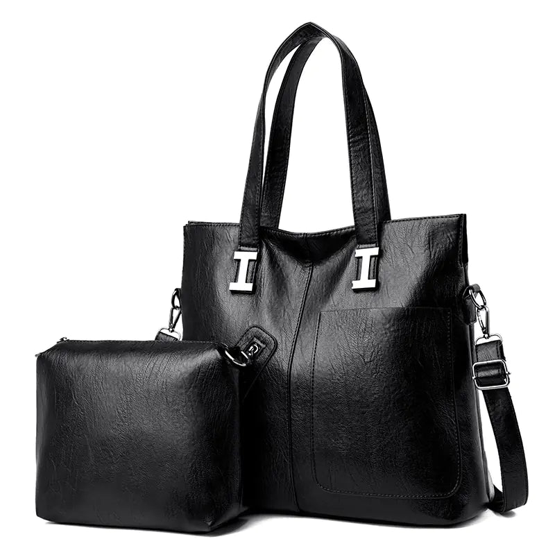 Aveline – Classic Leather One-Shoulder Messenger Bag
