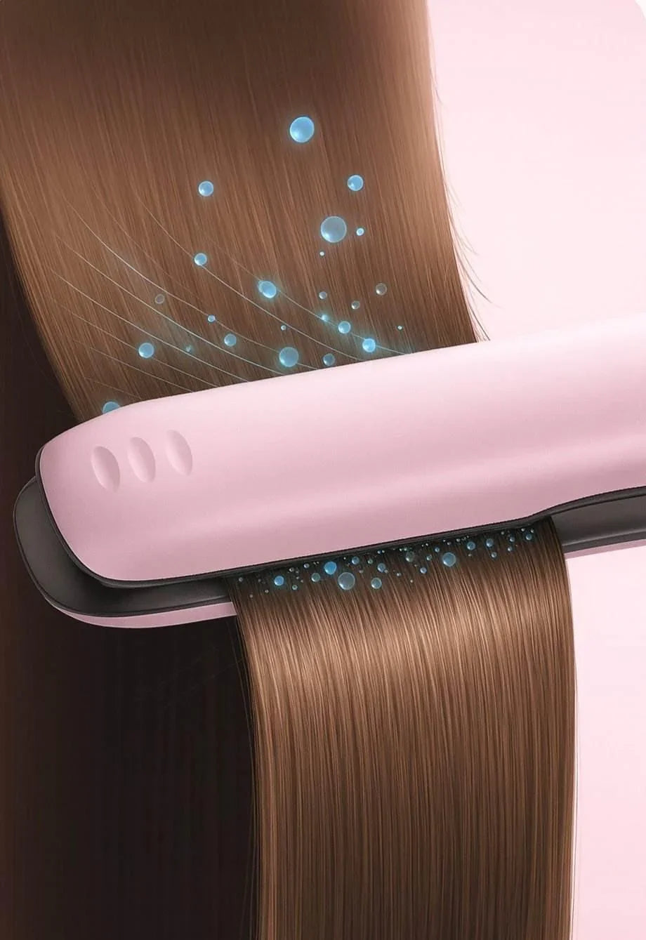 GlamWave Pro – Wireless 2-in-1 Hair Straightener & Curler - Jewellar