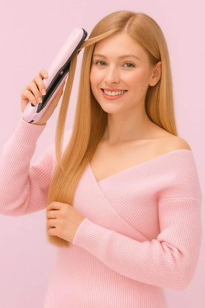 GlamWave Pro – Wireless 2-in-1 Hair Straightener & Curler - Jewellar