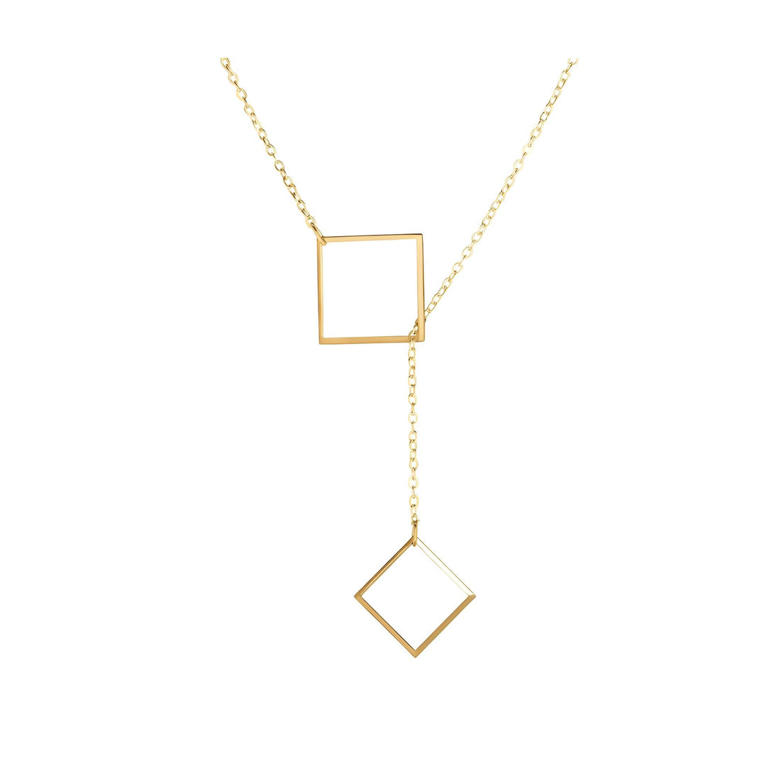 Golden Era Square Necklace