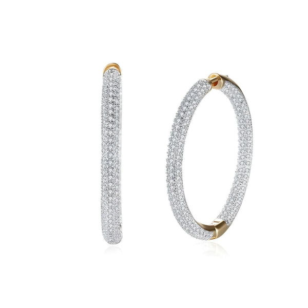 Golden Gleam Hoops