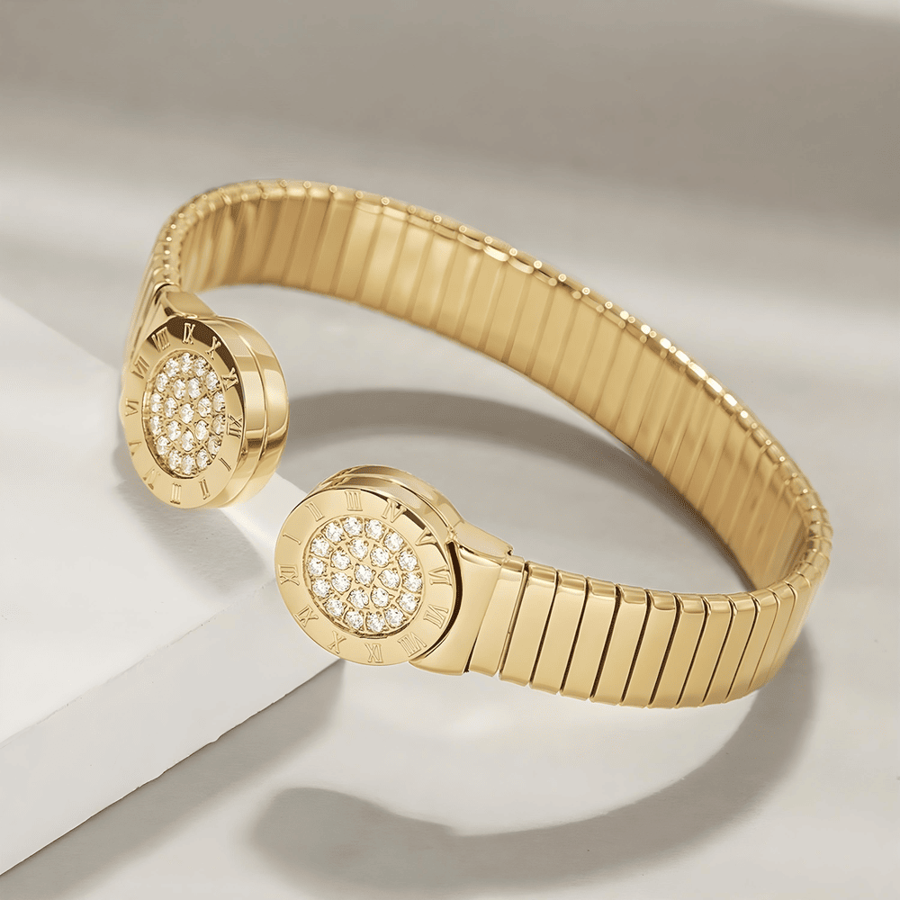 Golden Roman Bangle