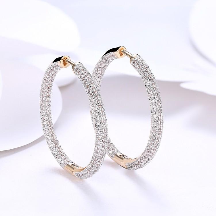 Golden Gleam Hoops
