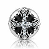 Gothic Fleur Stud Earring - 925 Sterling Silver