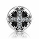 Gothic Fleur Stud Earring - 925 Sterling Silver