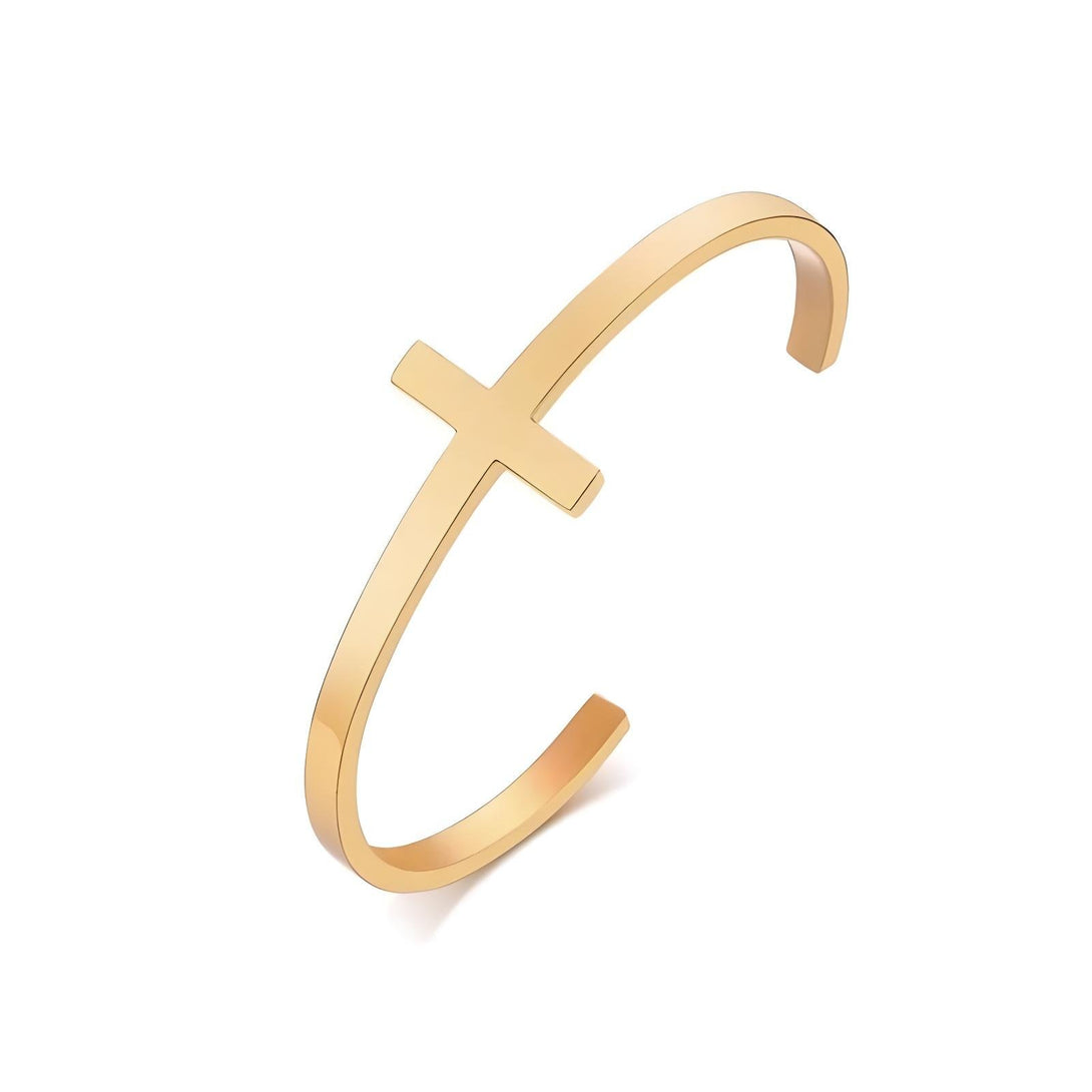 Halo Cross Bracelet