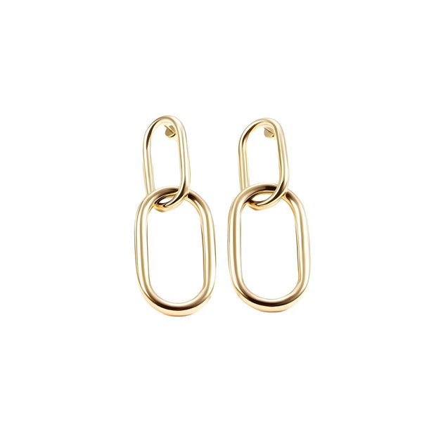 Interlocking Hoop Earrings