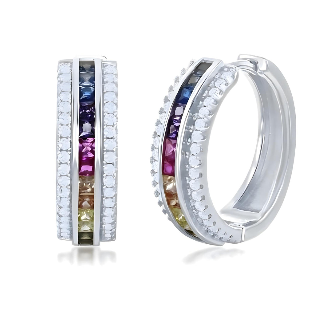 Iridescent Arc Hoops
