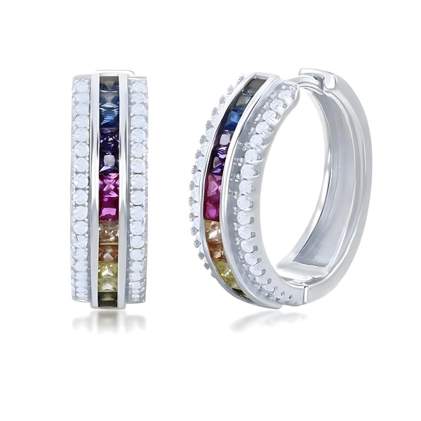Iridescent Arc Hoops