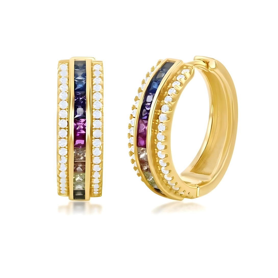 Iridescent Arc Hoops