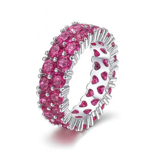 Kyra – White Gold Plated Statement Ring - Jewellar
