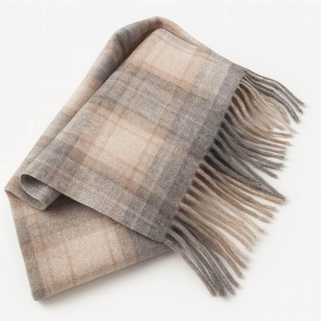 Lana Plaid – Wool Checkered Scarf - Jewellar