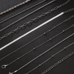 Linea Layers – 10-Piece Minimalist Bracelet Set - Jewellar