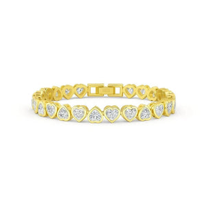 Liora Shine – 925 Gold Tennis Bracelet with AAAA Zircon - Jewellar