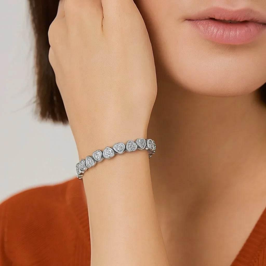 Liora Shine – 925 Gold Tennis Bracelet with AAAA Zircon - Jewellar