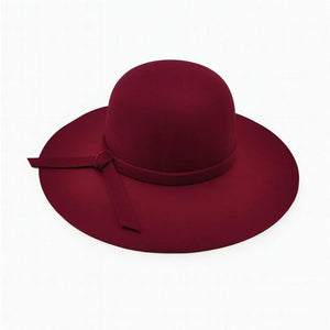 LunaJazz – Classic Solid Fedora Hat for Women - Jewellar