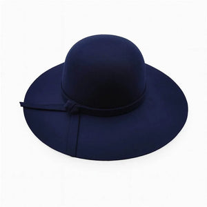 LunaJazz – Classic Solid Fedora Hat for Women - Jewellar