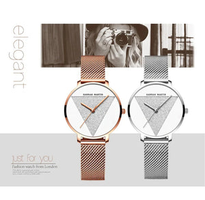 Lunara Mesh – Stainless Steel Quartz Watch - Jewellar