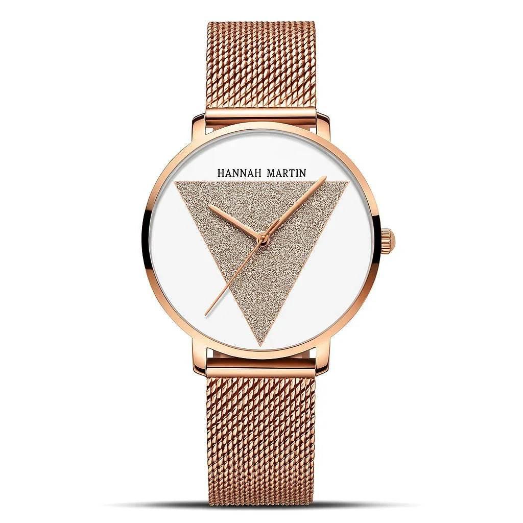 Lunara Mesh – Stainless Steel Quartz Watch - Jewellar