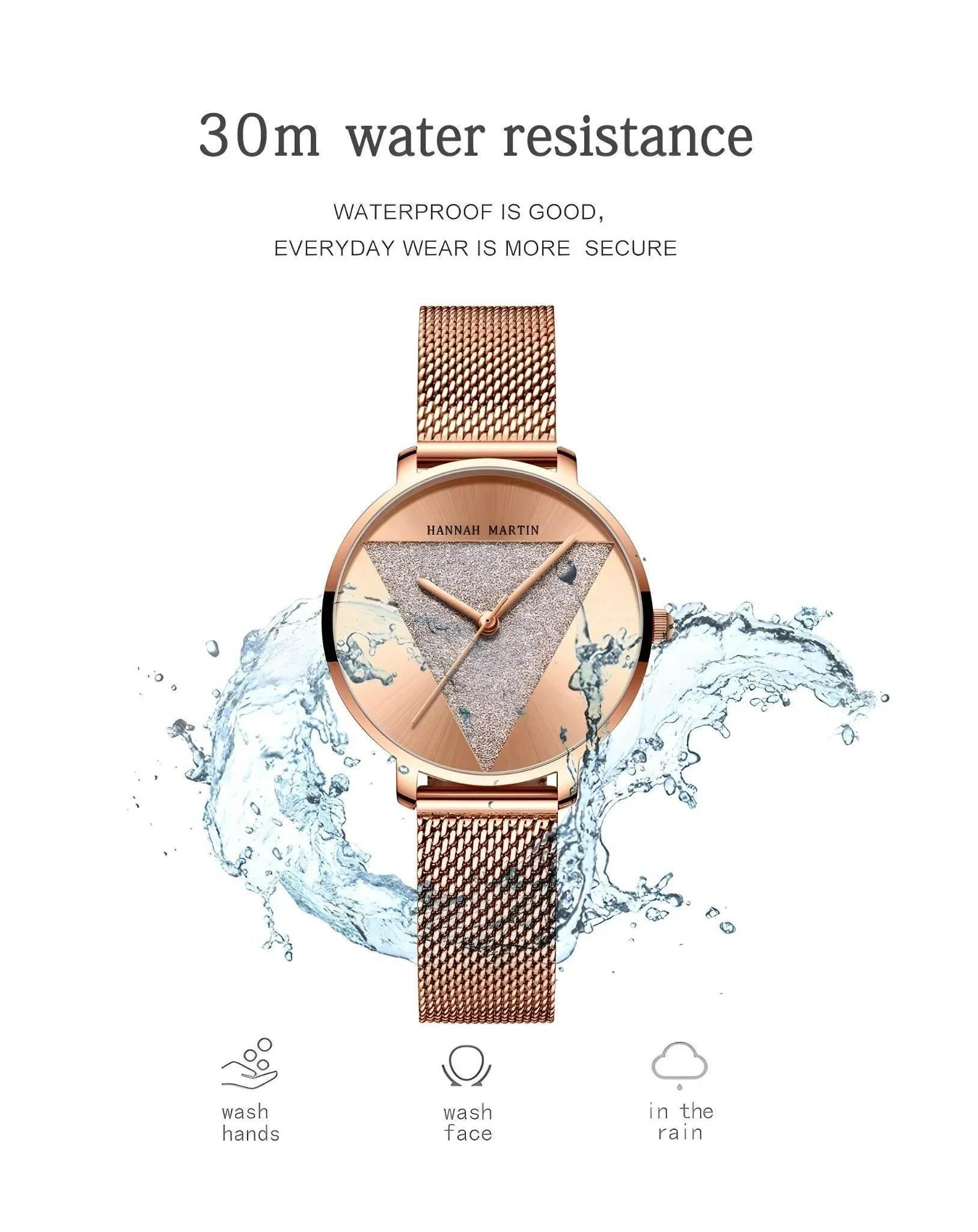 Lunara Mesh – Stainless Steel Quartz Watch - Jewellar