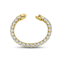 Lunaria Set – Gold Crystal Symbol Bracelet Stack - Jewellar