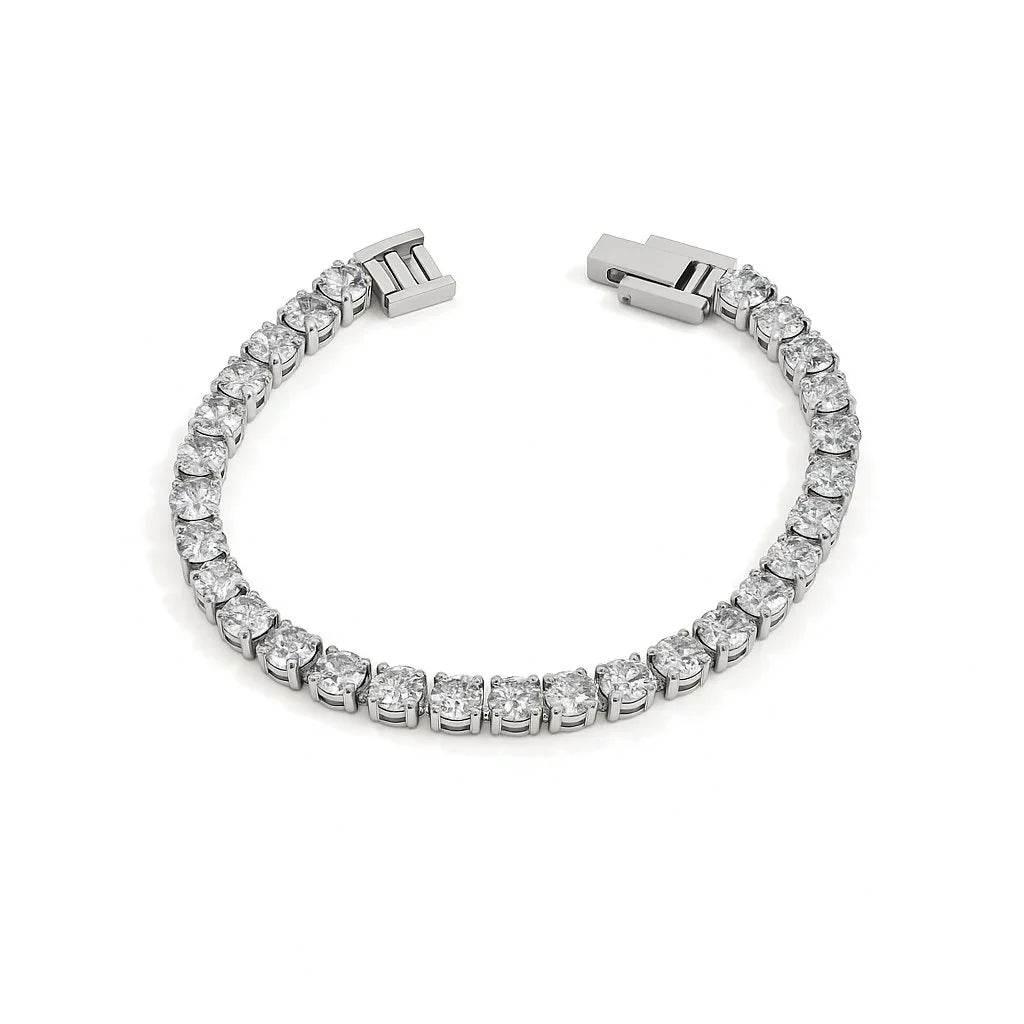 Lunaria Set – Gold Crystal Symbol Bracelet Stack - Jewellar