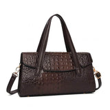 Lunaria – Soft Leather Structured Shoulder Tote - Jewellar
