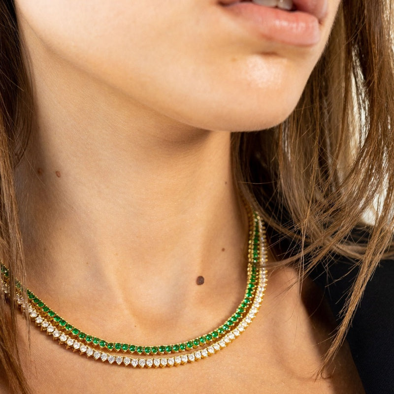Luxe Glow Tennis Necklace