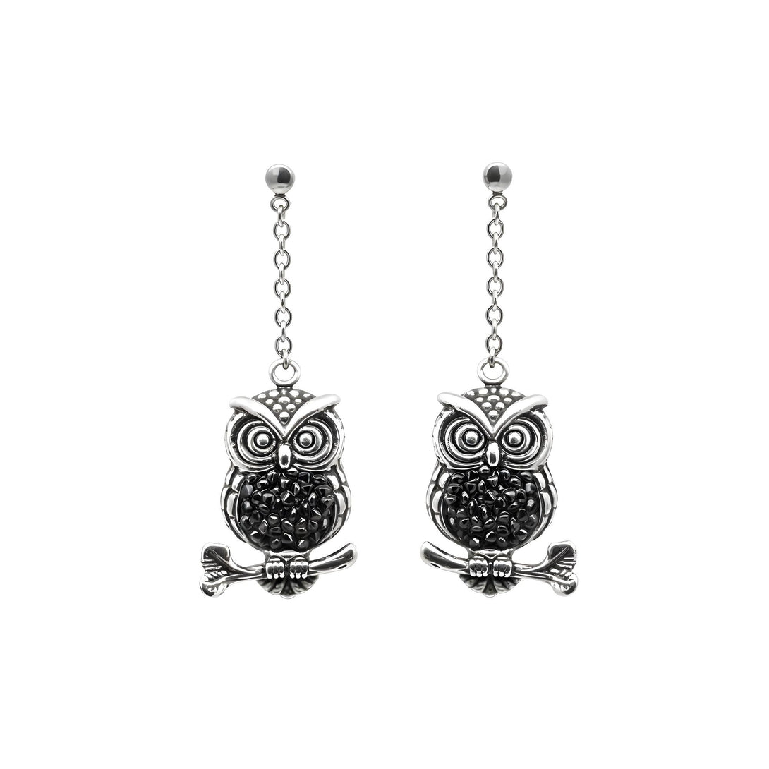 Mid-Nighter Owl Earrings