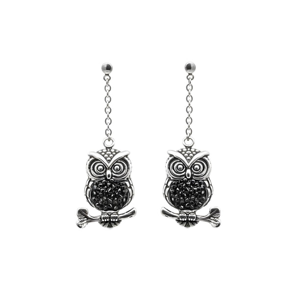 Mid-Nighter Owl Earrings