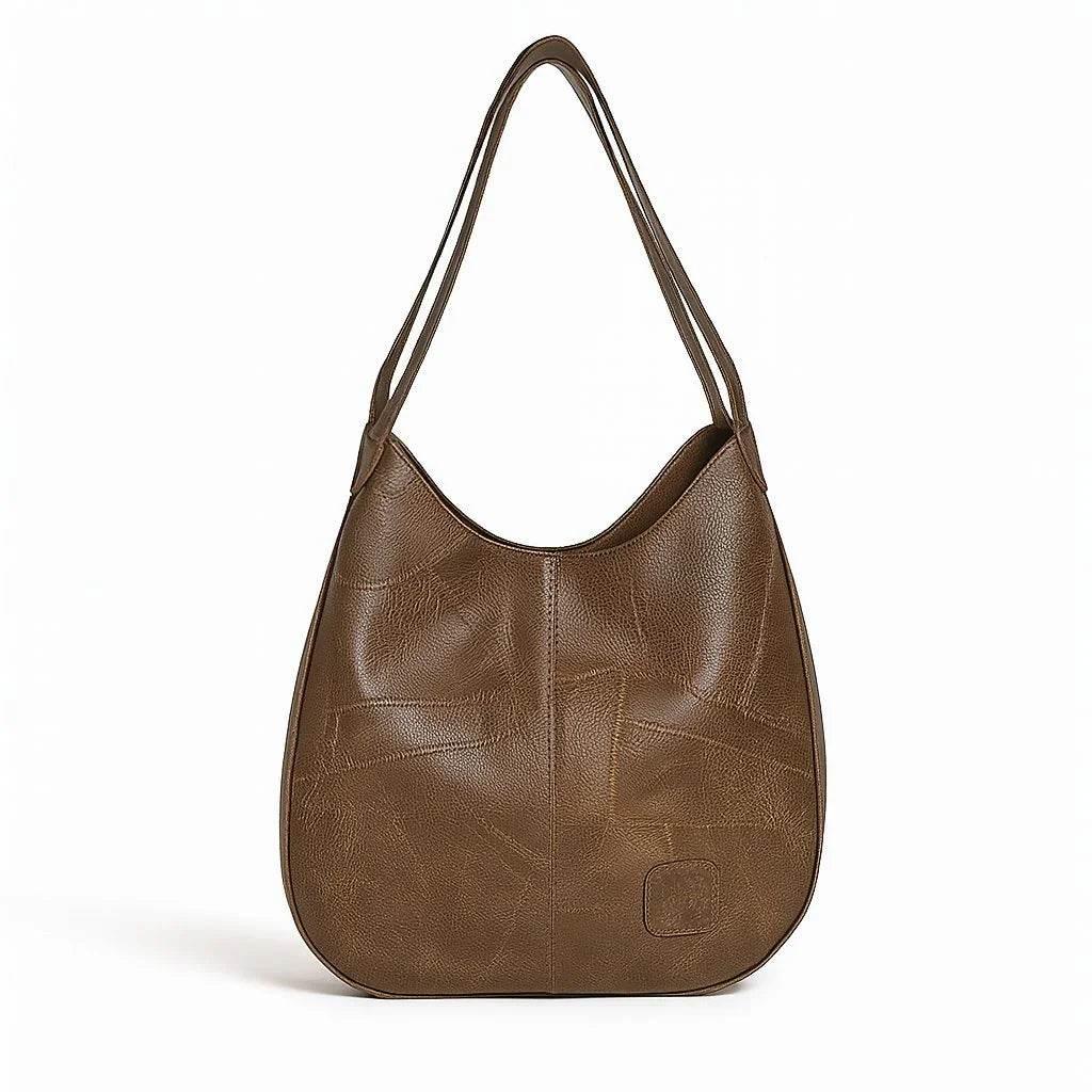 Mila Vintage – Soft PU Shoulder Tote Bag - Jewellar