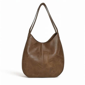 Mila Vintage – Soft PU Shoulder Tote Bag - Jewellar