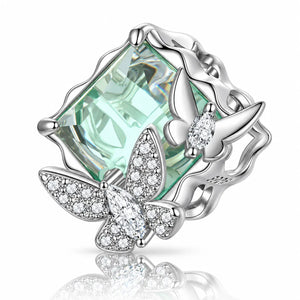 Mint Garden Charms for Pandora Bracelets - 925 Sterling Silver
