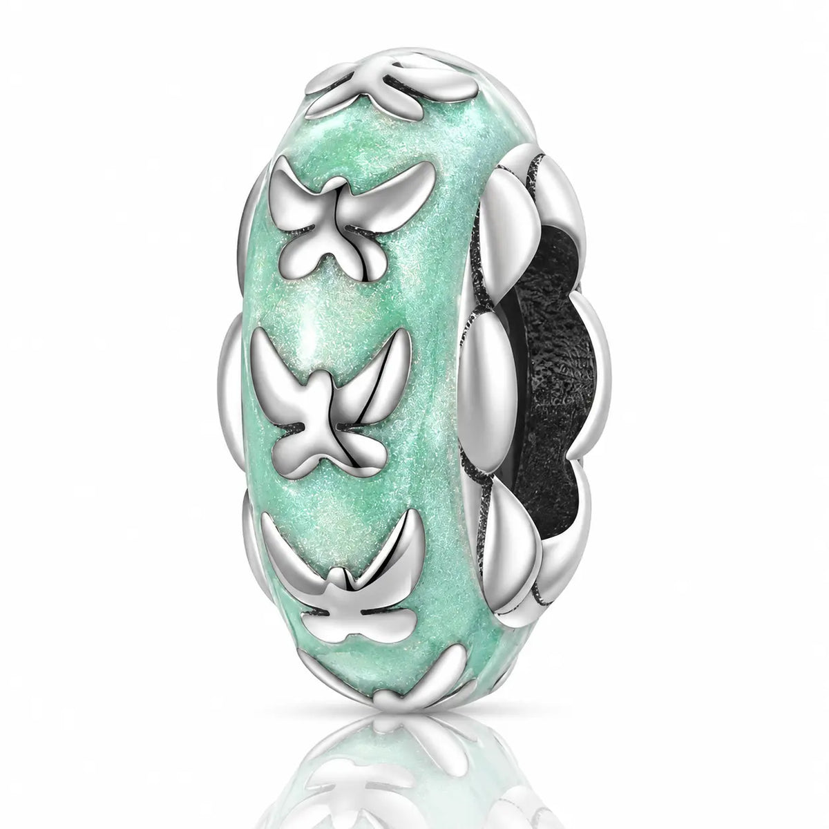 Mint Garden Charms for Pandora Bracelets - 925 Sterling Silver