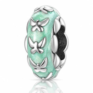 Mint Garden Charms for Pandora Bracelets - 925 Sterling Silver