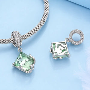 Mint Garden Charms for Pandora Bracelets - 925 Sterling Silver