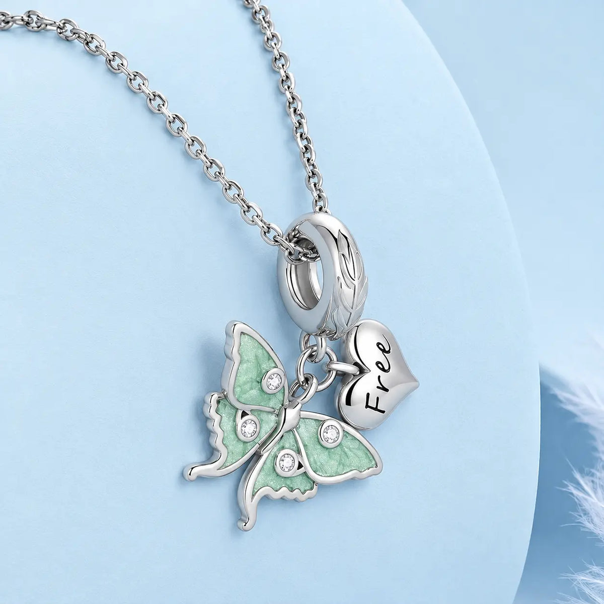 Mint Garden Charms for Pandora Bracelets - 925 Sterling Silver