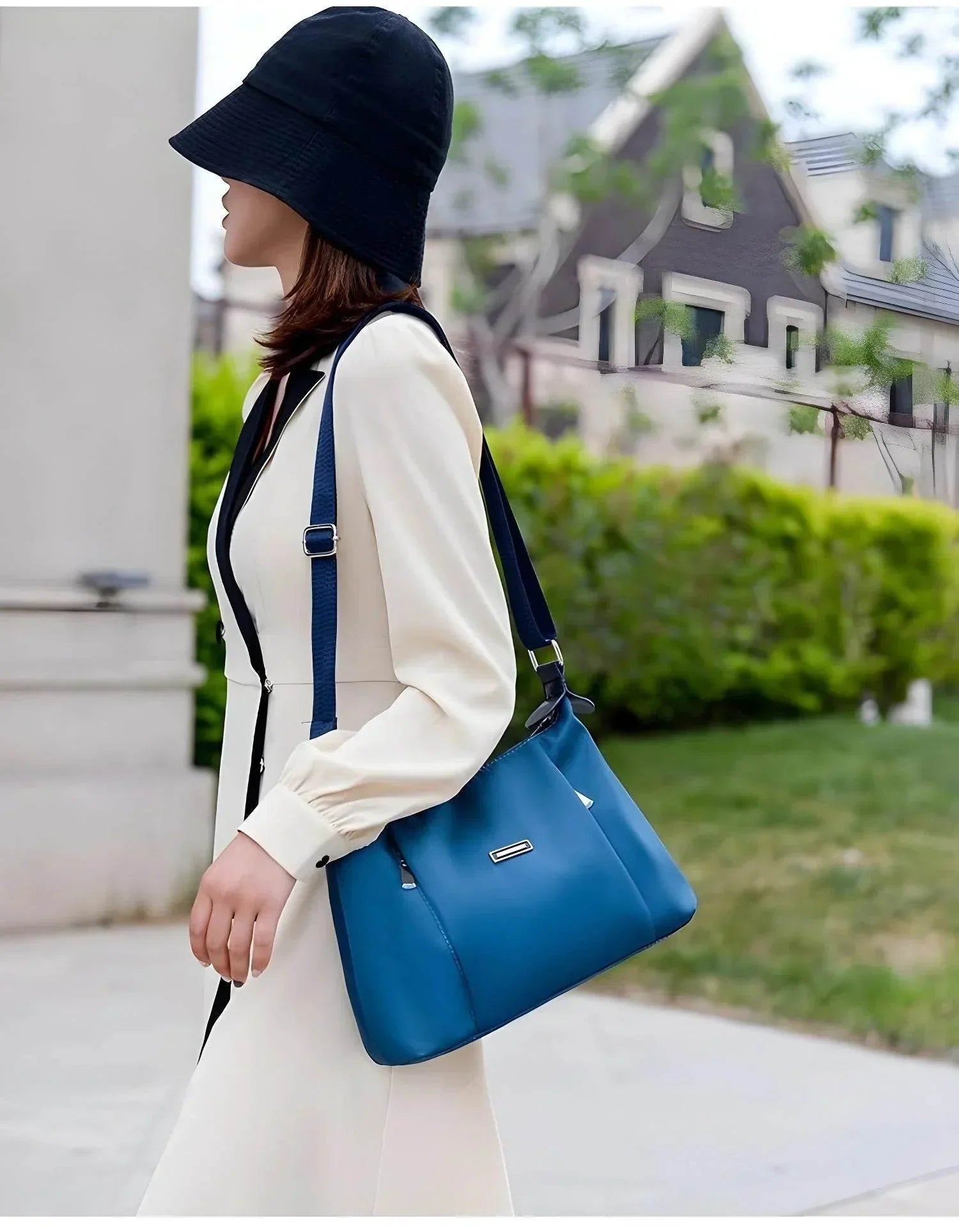 Naya – Oxford Crossbody Shoulder Bag - Jewellar