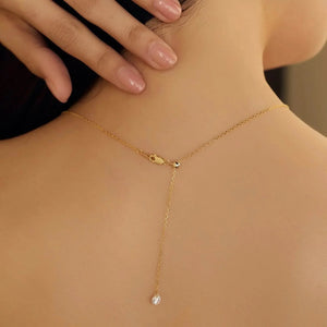 Orla Gleam – 925 Silver Geometric Clavicle Necklace - Jewellar