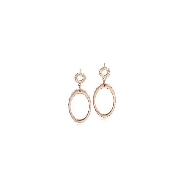 Oval Dangle Earrings