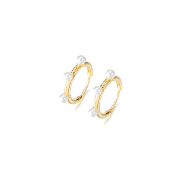 Pearl Charm Earrings