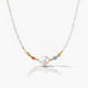 Pearl Garden Beaded Necklace – Freshwater Pearl, Emerald & Coral in 18K Gold Vermeil Jewellar